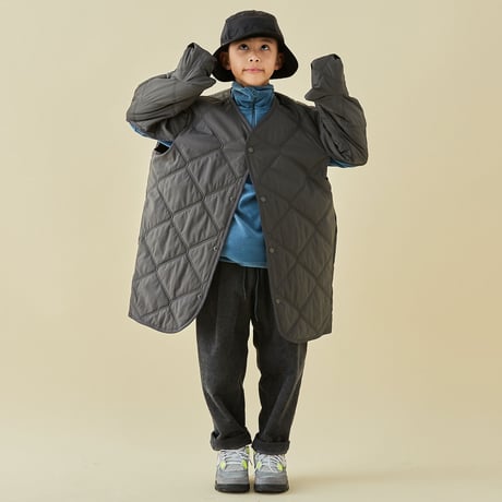 【 MOUN TEN. 21AW 】quilt mitten coat "コート" / チャコール / 1（Ladies F  )