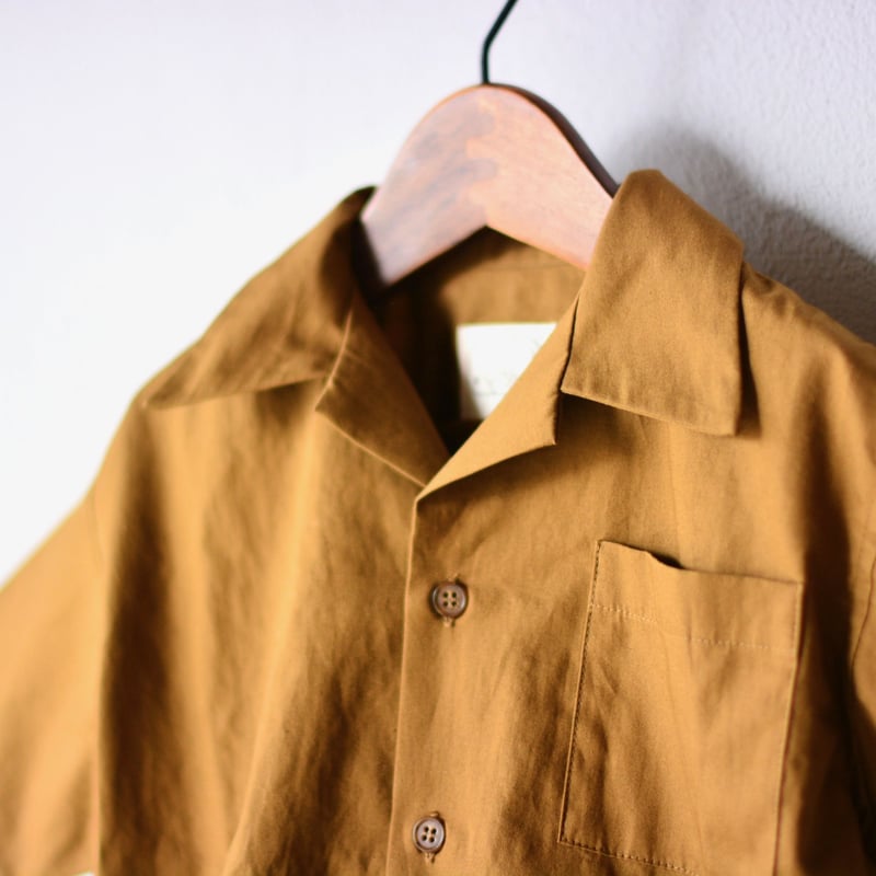 SWOON 20SS 】sw13-504-025 オープンネックシャツ / Brown |