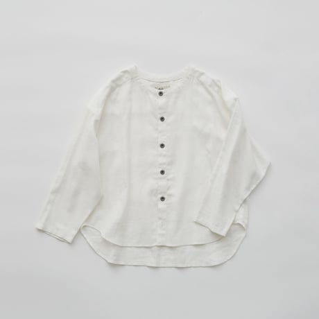 【 eLfinFolk 22SS 】Ceremony shirts（elf-111F04） “シャツ”  / white / 120cm