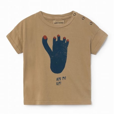 【 Bobo Choses 2018SS 】118147 Footprint short sleeve t-shirt