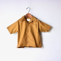 【 SWOON 20SS 】sw13-504-025 オープンネックシャツ / Brown