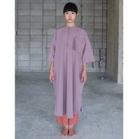 【 SWOON 21SS 】フロートポケットシャツワンピース [02-sw15-406-021] / Purple