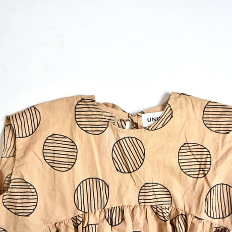 【 UNIONINI 2017SS 】 Blouse / Dots Beige / size Ladies