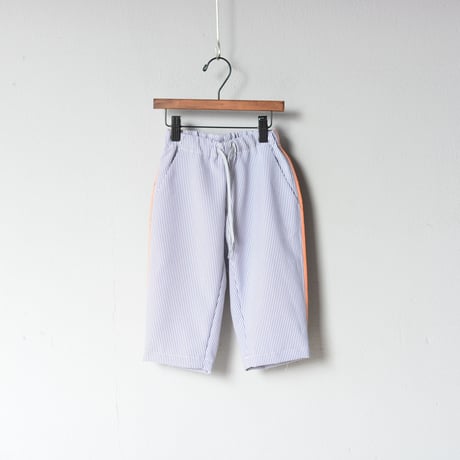 【 MOUN TEN. 2020SS 】sheersucker side line pants [MT201013-a] / stripe