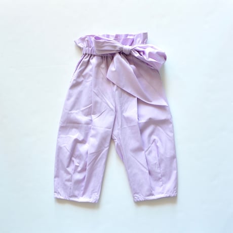 【 folk made 2020SS 】#12 pants with ribbon / ピーカブーヤ別注カラー