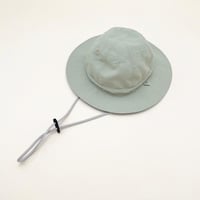 【 MOUN TEN. 22SS】reversible adventure hat  "ハット” / khaki x saxe