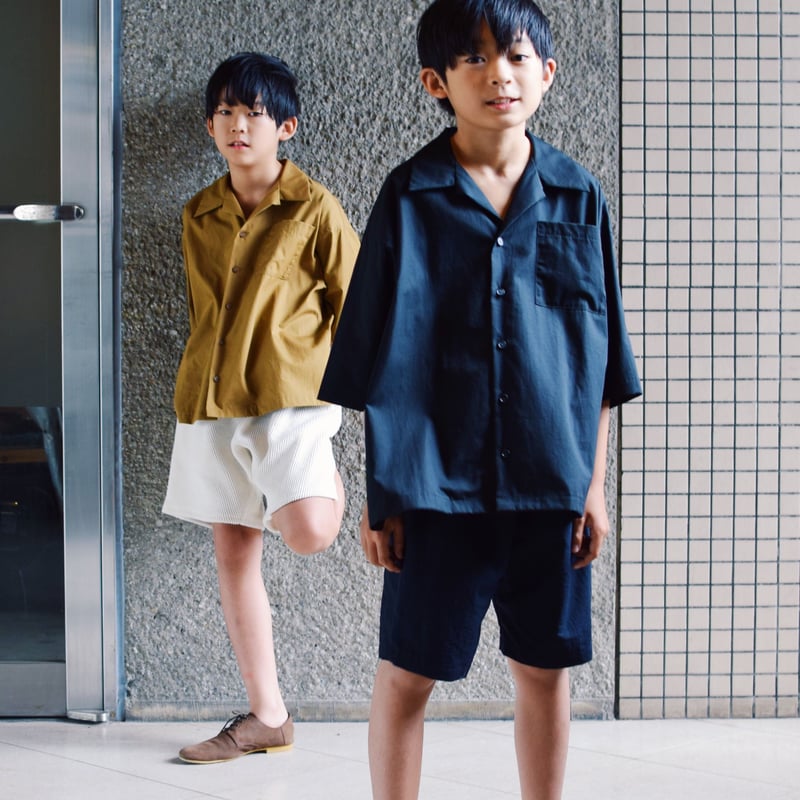 SWOON 20SS 】sw13-504-025 オープンネックシャツ / Brown |
