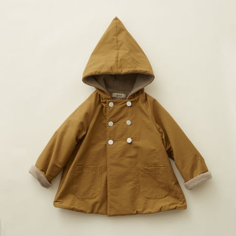 【 eLfinFolk 20AW 】elf coat（elf-202F47）"コート” / camel / size 110-130