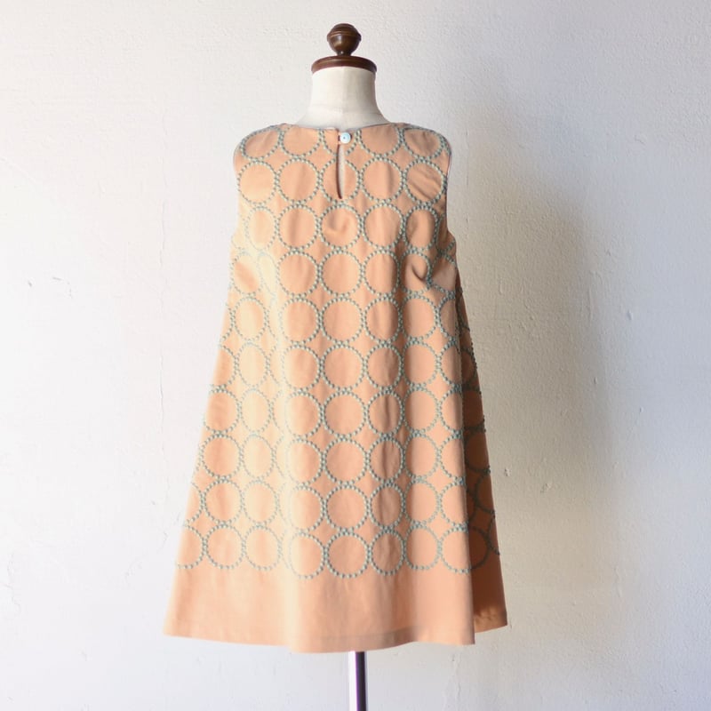 伊勢丹新宿限定「minä perhonenの青。」slo dance ワンピース 伊勢丹