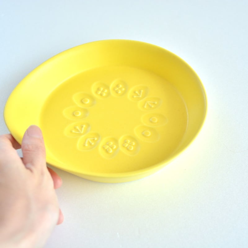 ミナ ペルホネン / BP8012P こどものうつわ プレート イエロー