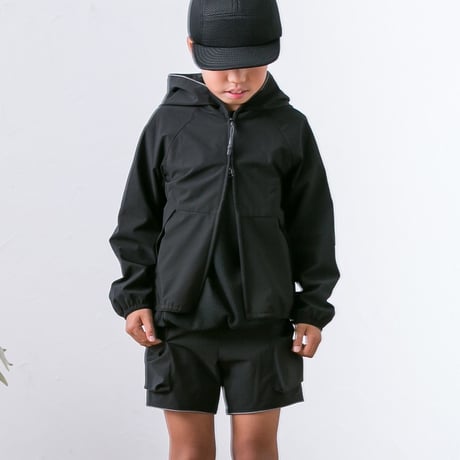 【 MOUN TEN. 2020SS 】ripstretch hoodie [MT191019-a] / black