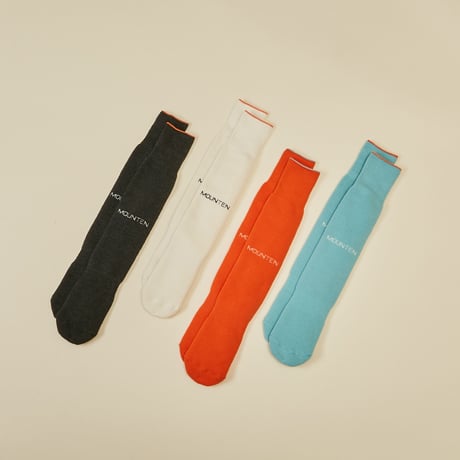 【 MOUN TEN. 21AW 】MOUN TEN. tube highsocks " ソックス "