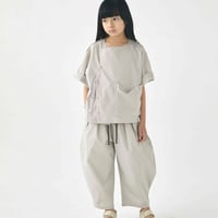 【 GRIS 22SS 】 Reversible Cook shirt　“シャツ” / Mocha / size L（135-150）