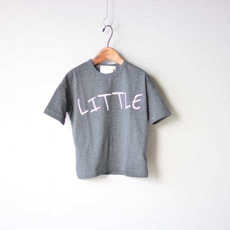 【 nunuforme 2020SS 】littleプリントT　[nf13-898-500]  / Top Charcoal