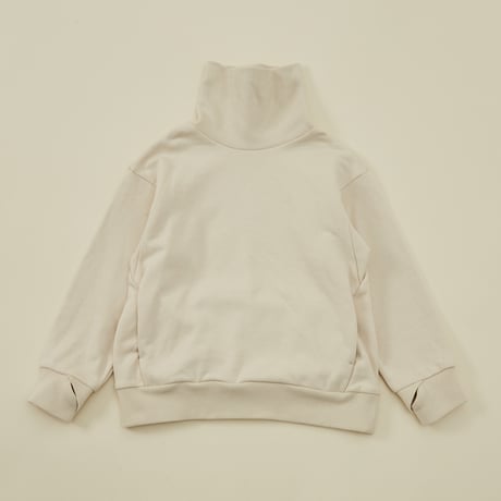 【 MOUN TEN. 21AW 】sweat highneck "スウェット" / エクル / 0（150-160)