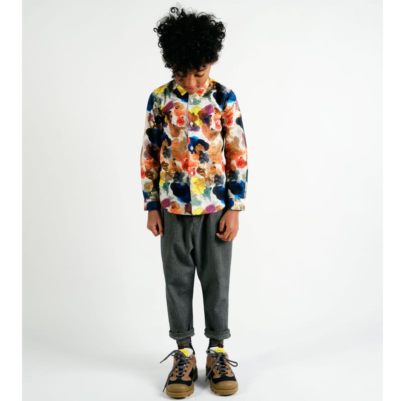 ★wolf&rita★ ROBERTO BLUE AVALANCHE 柄シャツ WOLF&RITA 21AW】ROBERTO BLUE AVALANCHE “シャツ” |
