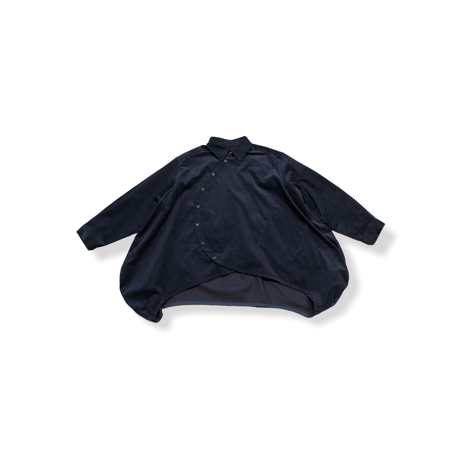 【 nunuforme 21AW 】サークルシャツ / 11-nf16-545-133 / Navy