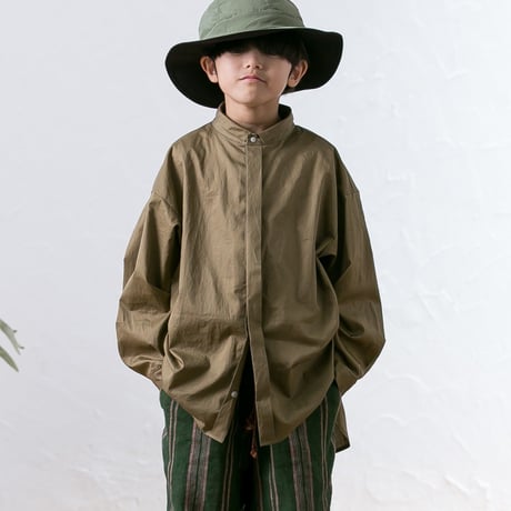 【 MOUN TEN. 2020SS 】80/1 washer big shirts [MT201004-a]  / khaki