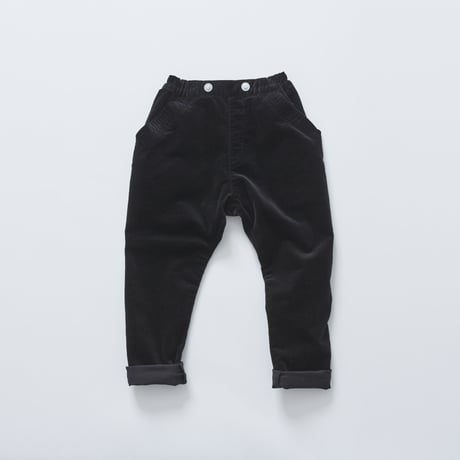 【cokitica 2017AW】cka-172F18	sarrouel corduroy pants / black / 140-150cm