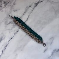 Paracode wide strap two tone(deep green x beige)