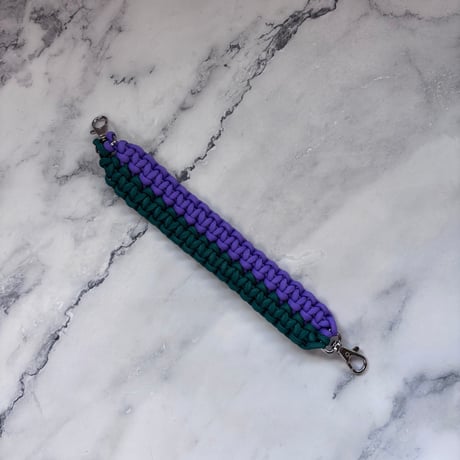 Paracode wide strap two tone(purple x deep green)