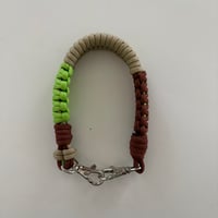 Paracode mobile strap mini (lime green・beige・brown)