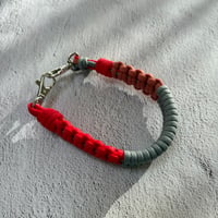 Paracode mobile strap mini (pink・gray・red)