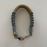 Paracode mobile strap mini (gray・beige・grayshimashima)