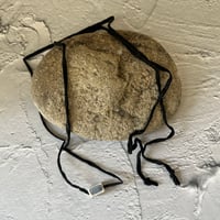 Silk code choker (ceramic×pale green）
