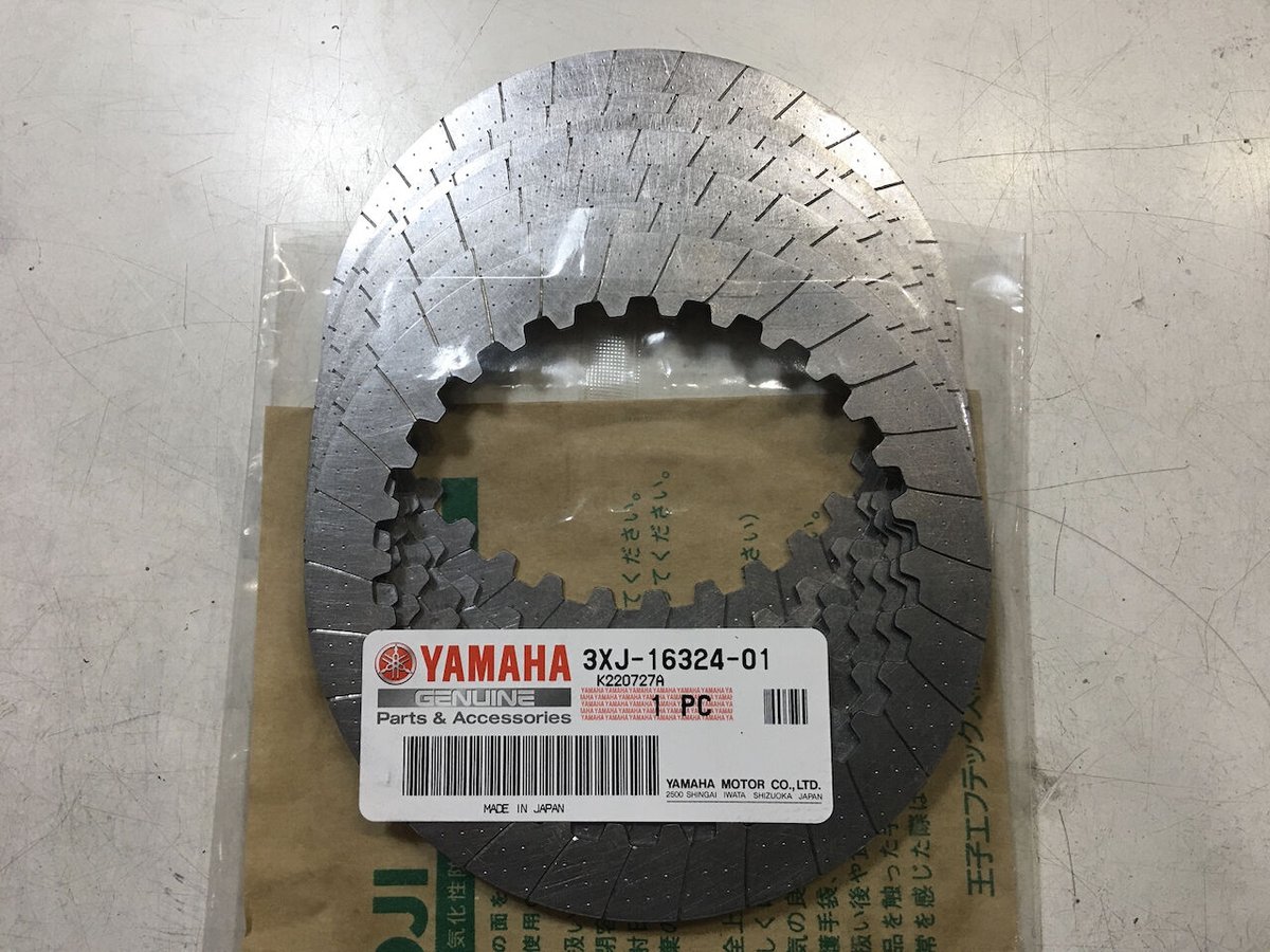 YZ125(X)用 溝切り面出し加工済み クラッチプレートセット YZ125(X)用 溝切り面出し加工済み クラッチプレートセット