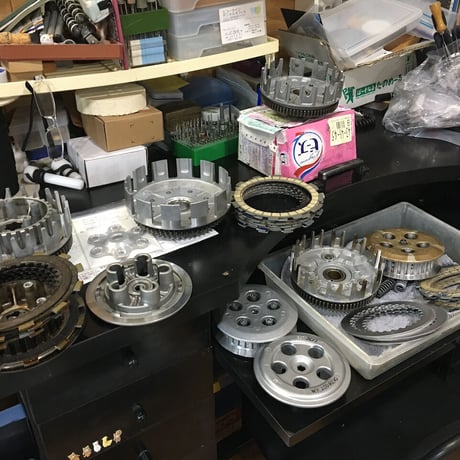 YZ125(X)用 溝切り面出し加工済み クラッチプレートセット