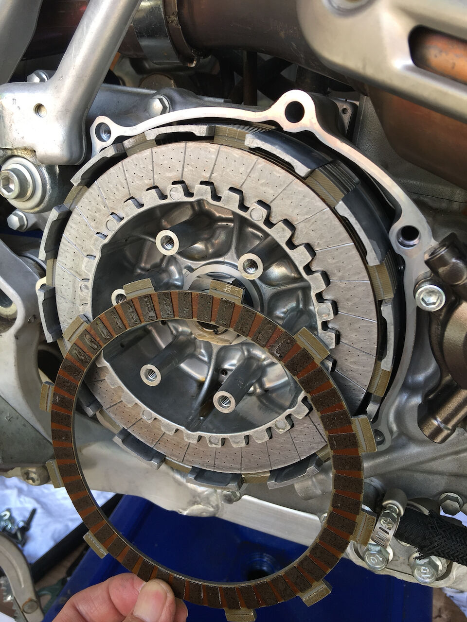 YAMAHA YZ250F 2019〜　クラッチセット 新品 Amazon.com: Tusk Clutch Kit Compatible with Yamaha YZ250F