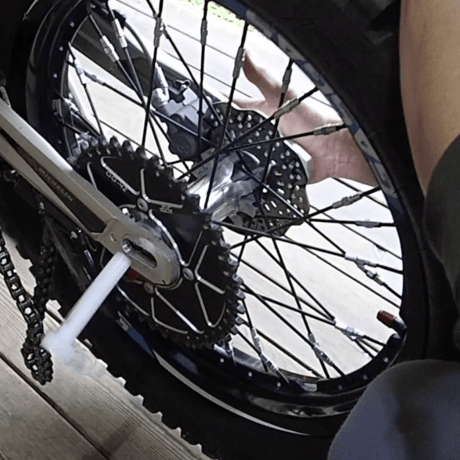 ホイール装着アシストツール　1.カブ等径12mm車用　2.セロー等径15mm車用　3.トラ車等R17mmFネジ目18mm車用(金具無し)