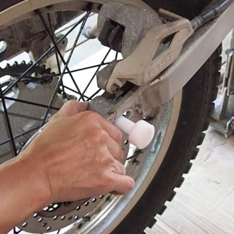 ホイール装着アシストツール　1.カブ等径12mm車用　2.セロー等径15mm車用　3.トラ車等R17mmFネジ目18mm車用(金具無し)