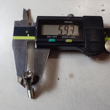 ブレーキテックマスター(BRAKTEC)用レバー取り付け ボルトナット セット　64チタン製