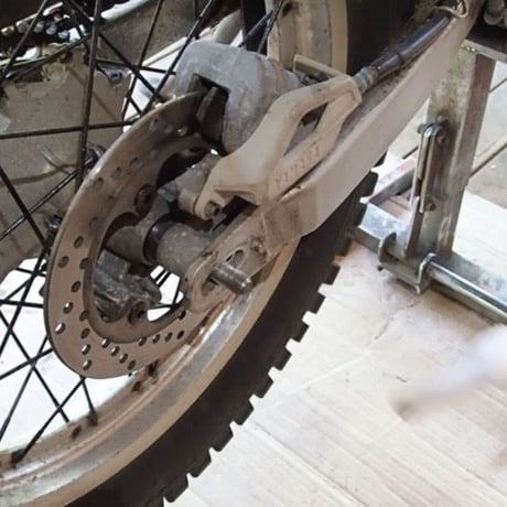 ホイール装着アシストツール　1.カブ等径12mm車用　2.セロー等径15mm車用　3.トラ車等R17mmFネジ目18mm車用(金具無し)