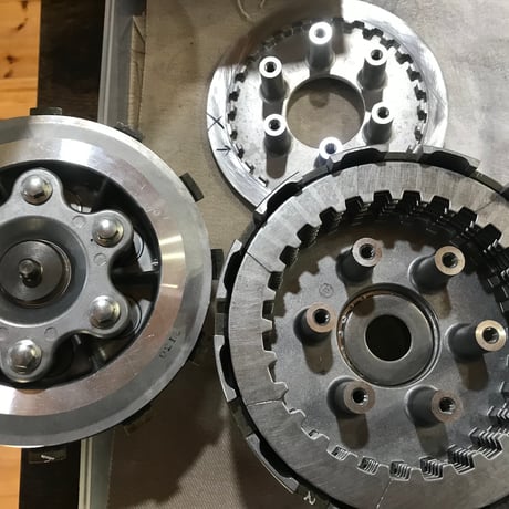 HRC RTL-F.300R.301RR　MONTESA COTA 4RT 等用 溝切り面出し加工済み クラッチプレートセット