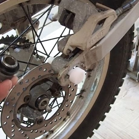 ホイール装着アシストツール　1.カブ等径12mm車用　2.セロー等径15mm車用　3.トラ車等R17mmFネジ目18mm車用(金具無し)