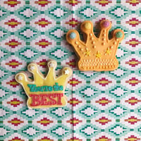 Crown cookie
