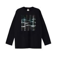 nego「継続と反復」ロングスリーブTシャツ《反復／黒ボディ》