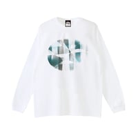 nego「継続と反復」ロングスリーブTシャツ《継続／白ボディ》