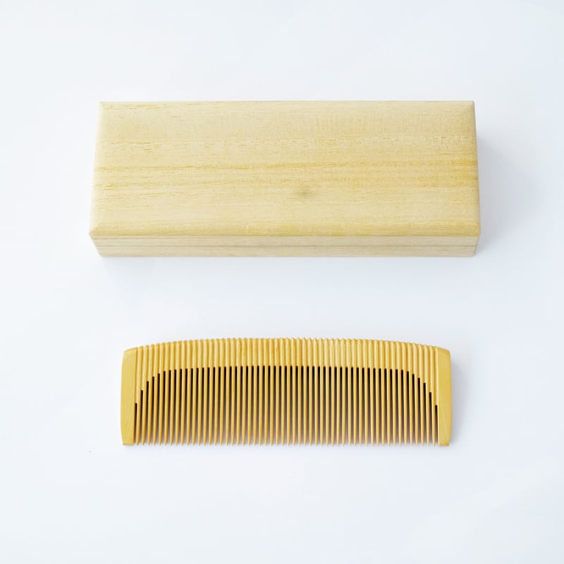 櫛 つげ櫛 サシアラ 中歯 細歯 つげ5.5寸びん櫛 (中歯)-