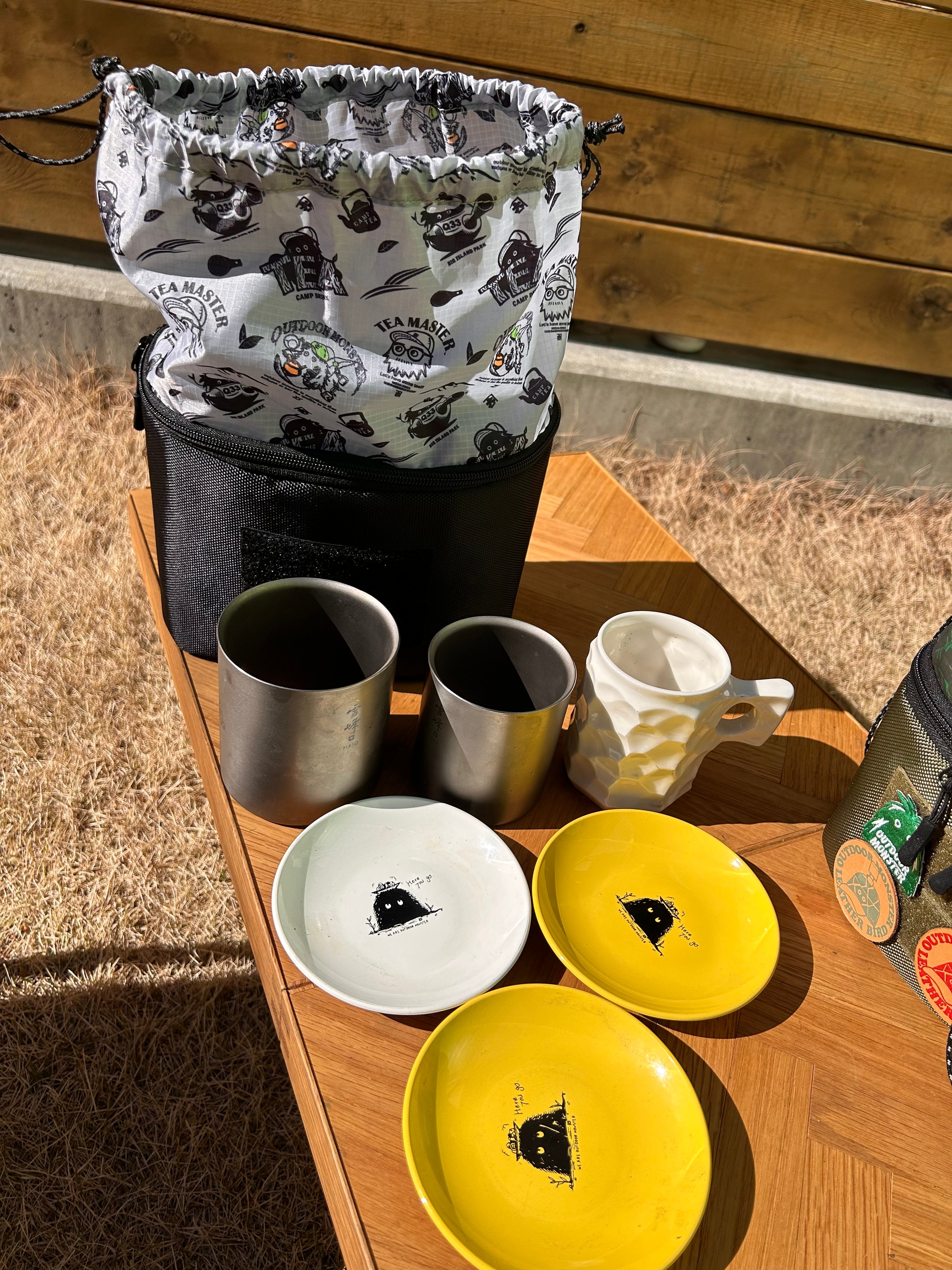 TABIBUKURO旅袋 大BLACK | アウトドアモンスターTEABOY 製茶問屋大島清