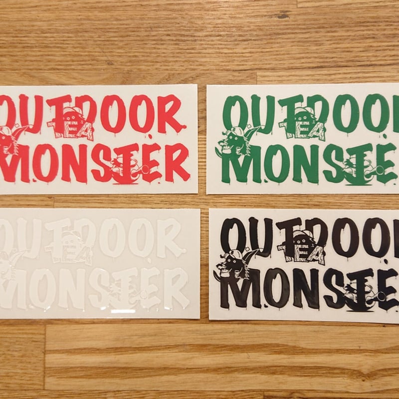 ODMロゴミニカッティングステッカー | アウトドアモンスター