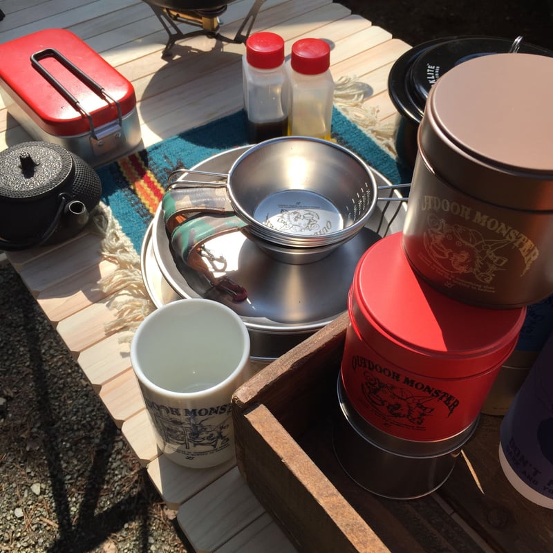 outdoormonster TEA BOY 茶缶 Basic color | アウトドアモン outdoormonster TEA BOY 茶缶 Basic color | アウトドアモン