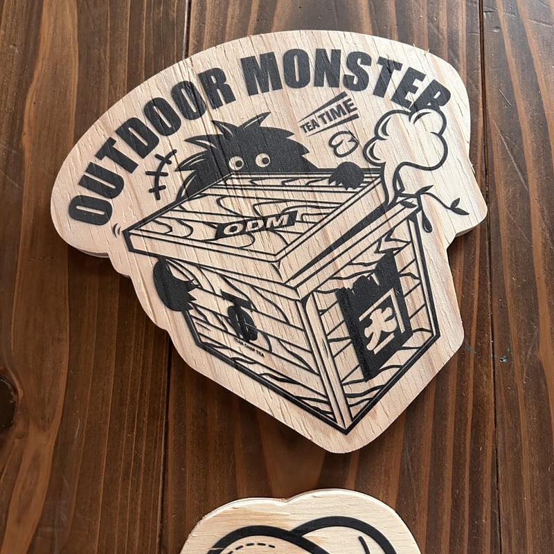 アウトドアモンスター×大島園 フリーボードセット ミルク抹茶くん TEA