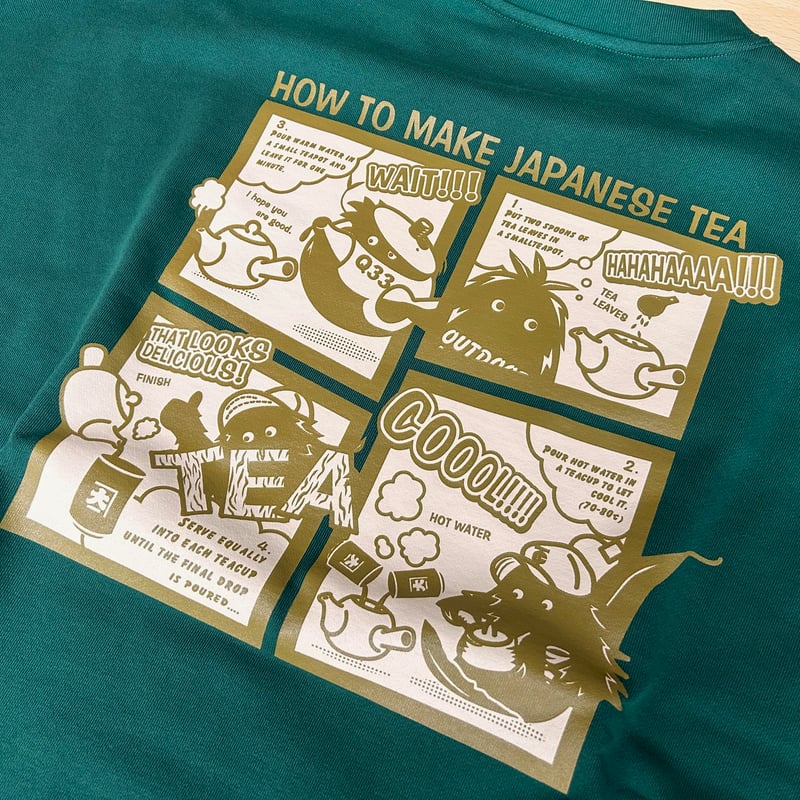 How to make Green Tea 大島園ODMスウェット | アウトドアモンスターT