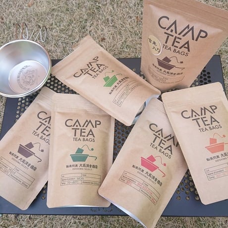 CAMP TEA  MORI & MINT & WA KOUCHA キャンプティー　緑茶、ミント、和紅茶