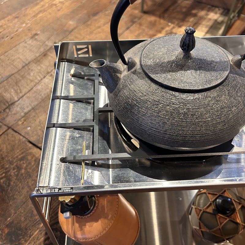 南部鉄器】鉄瓶 レザー持ち手 やかん | アウトドアモンスター
