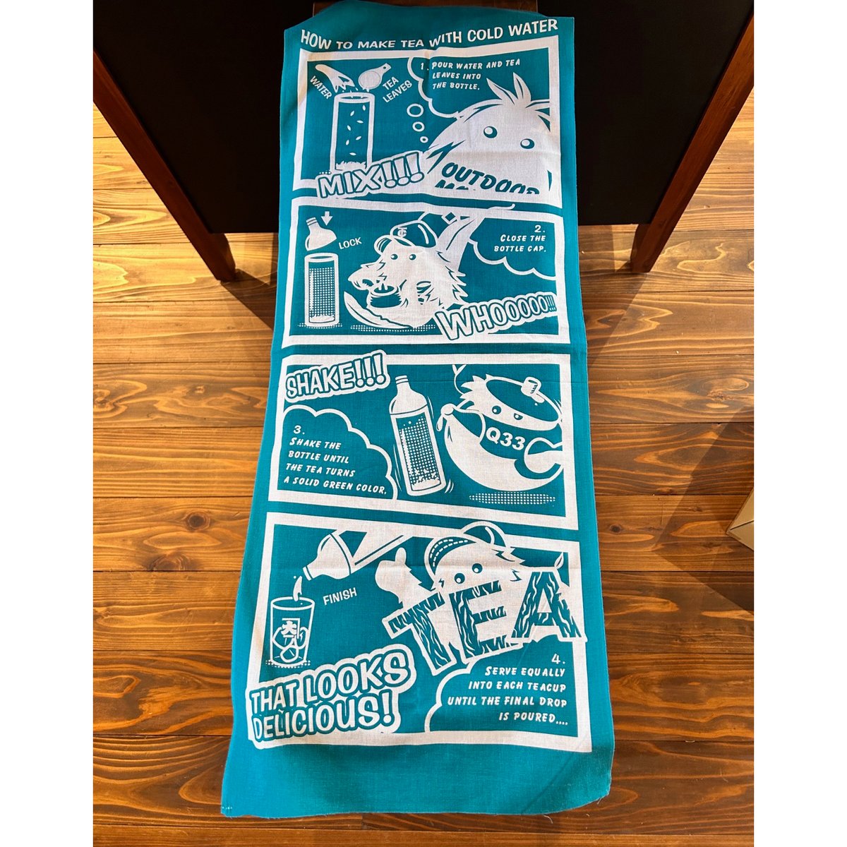 How to make japanese TEA 手ぬぐい | アウトドアモンスターTEAB